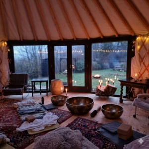 Klangmeditation, klangskåle, jurt, Lotte Koch